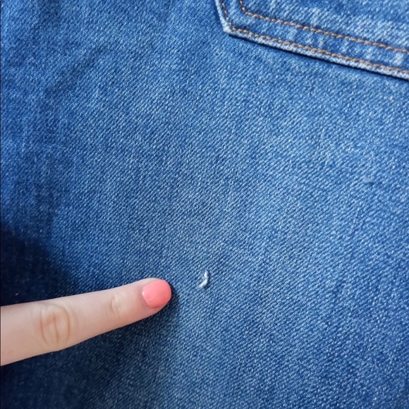 DENIM FORUM THE JUST PEACHY STRAIGHT 70s INSPIRED JEANS - Picture 5 of 7